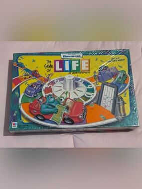 Vintage 2001 The Game of Life: In Monstropolis Board Game!!